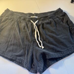 Rip Curl faded Black Drawstring Shorts
